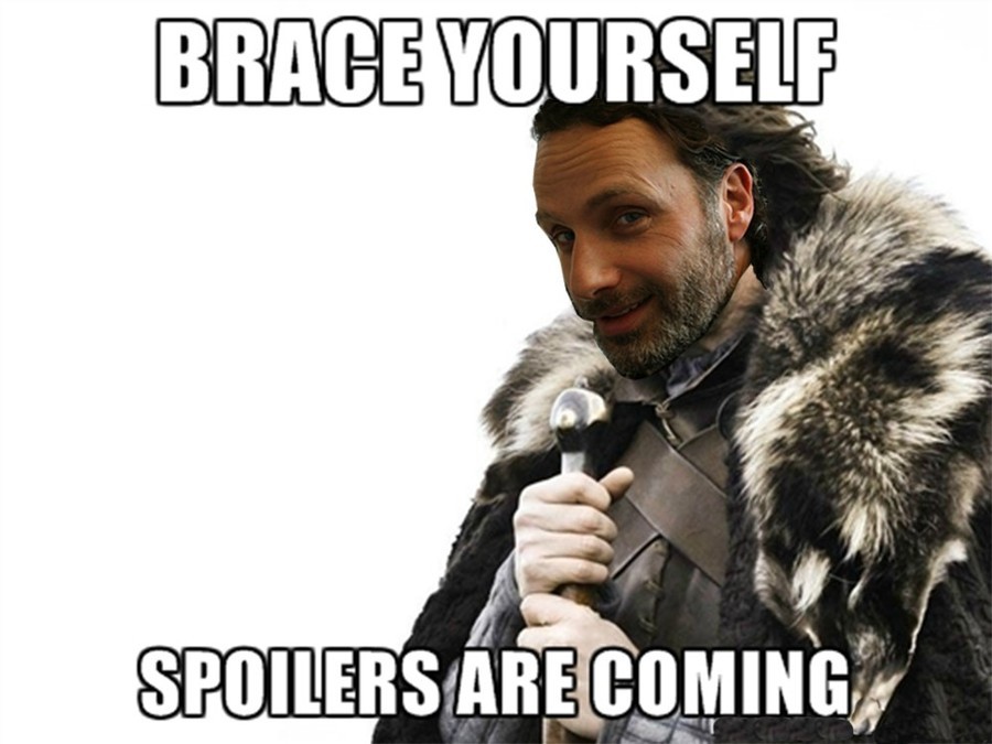 Walking Dead meme Brace Yourself Spoilers Are Coming Imgur