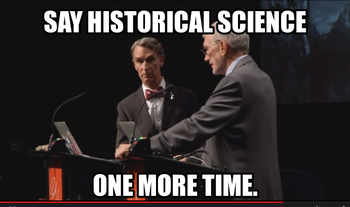 say historical science one more time meme bill nye ken ham debate Imgur