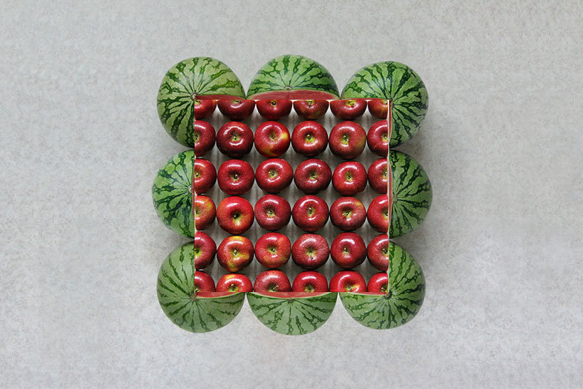 watermelon and apples organized neatly meme Imgur