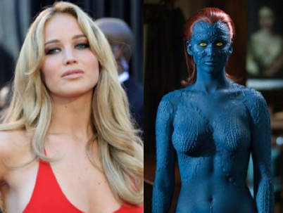 jennifer lawrence mystique hot