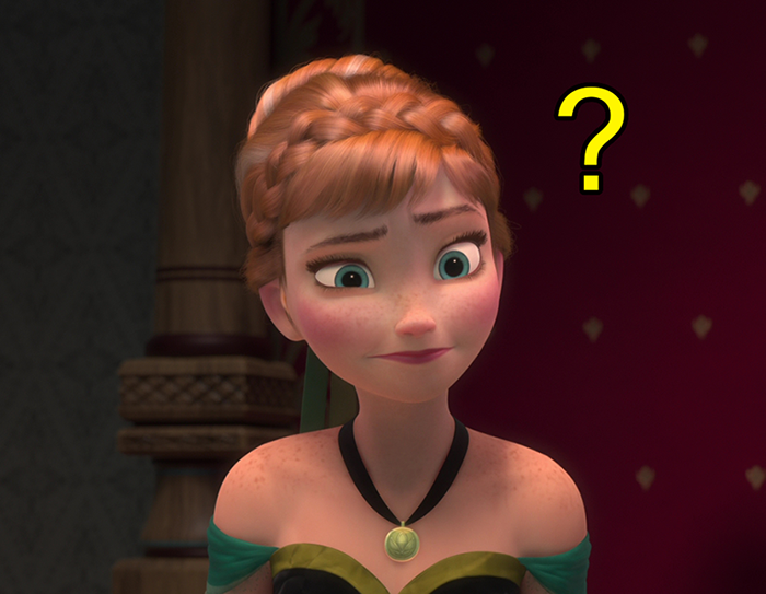 frozen anna confused meme Imgur Tumblr question mark library door