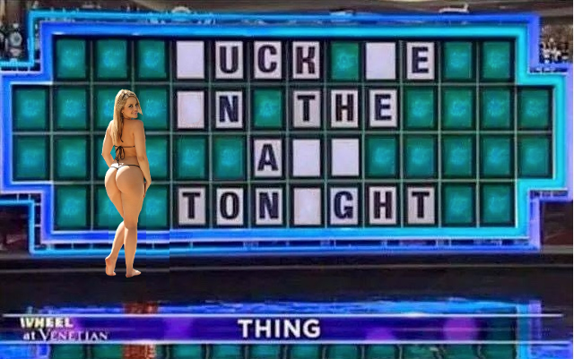 Alexis Texas hot bikini luck be in the air tonight meme Imgur Tumblr wheel of fortune