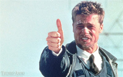 Brad Pitt Seven thumbs up meme Imgur Tumblr