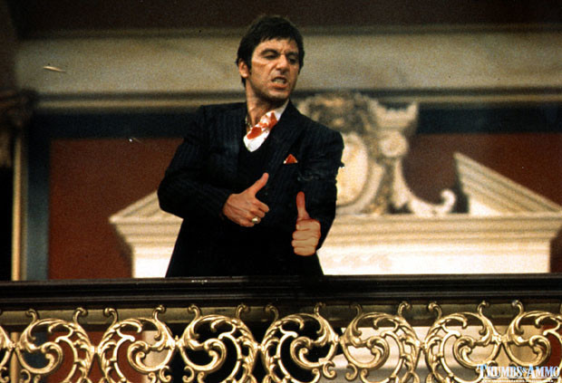 Scarface thumbs up meme Imgur Tumblr Al Pacino