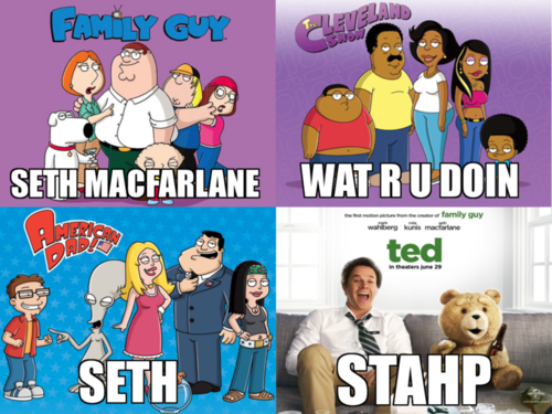 seth macfarlane stahp