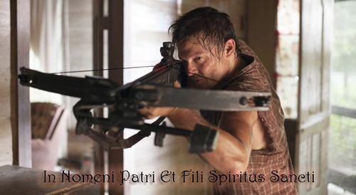 Walking Dead Daryl Crossbow Power hath descended forth from Thy hand