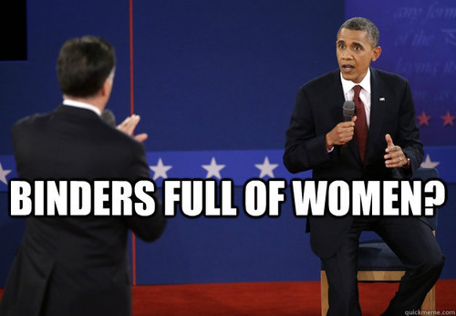 Obama Binders Full of Women