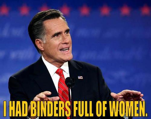 Mitt Romney Binders Full of Women