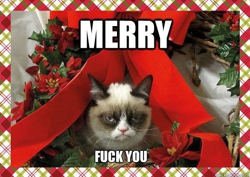 Merry Fuck You Grumpy Cat