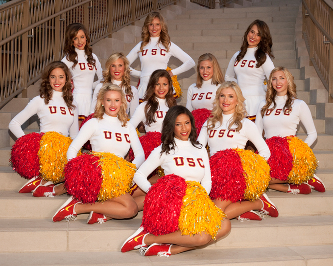 USC Song Girls Hot Cheerleader Squad