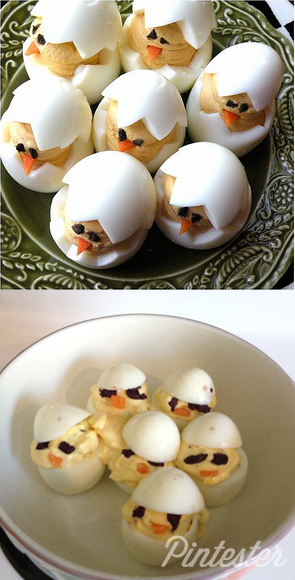 deviled eggs chicks pintester fail - nailed it