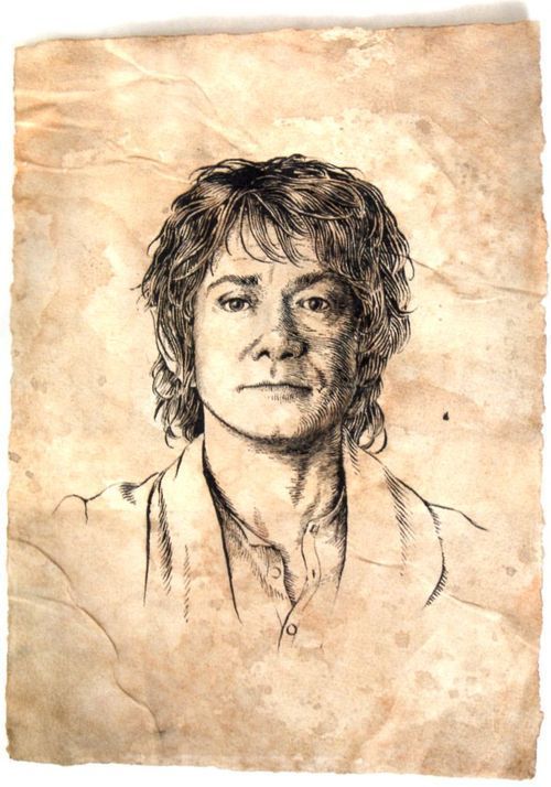 Martin Freeman as Bilbo Baggins portrait