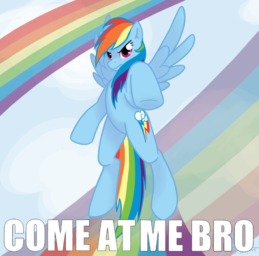 come at me bro brony gif