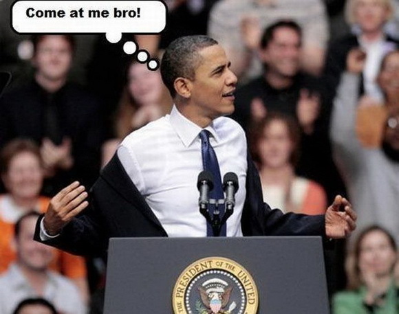 come at me bro obama meme