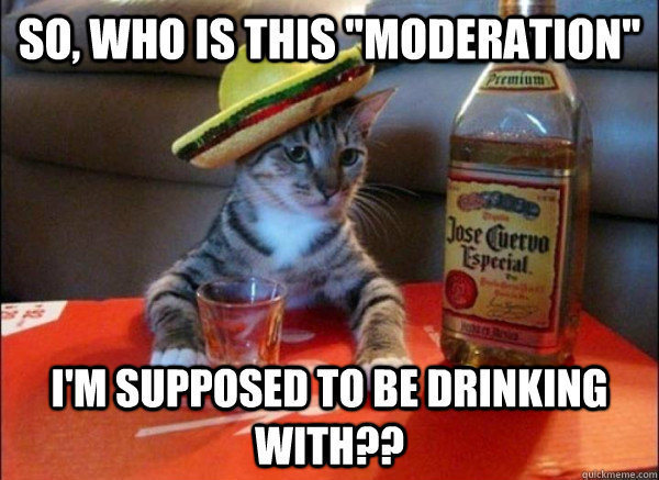 moderation drink cat