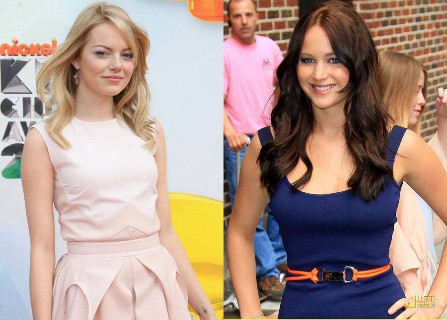 emma stone jennifer lawrence