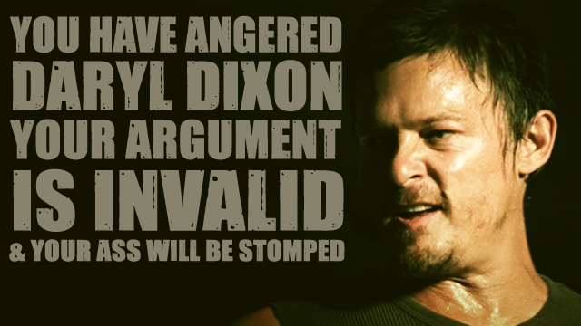 bitches love crossbows daryl dixon meme