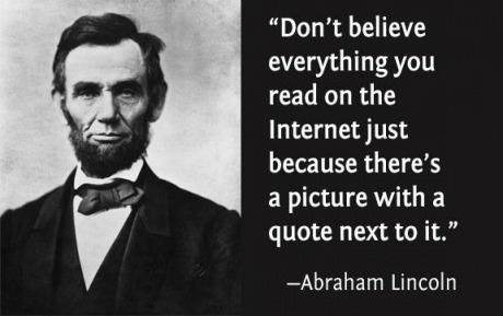 Lincoln character power quote