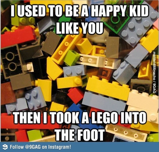 lego foot funny