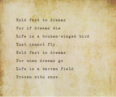 hold fast dreams