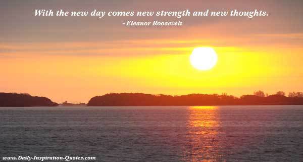 today is a brand new day quote