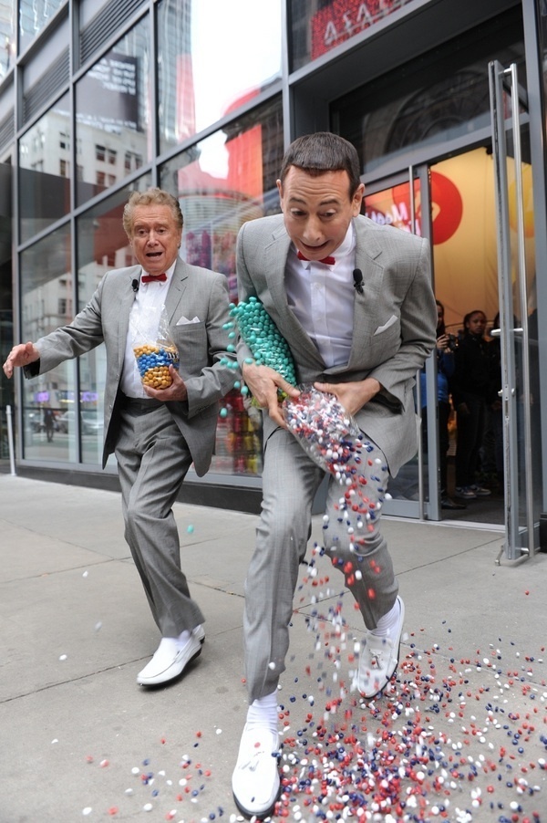 Regis Philbin Pee Wee Herman candy Imgur