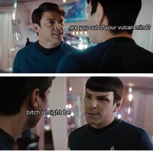 bitch I might be meme star trek