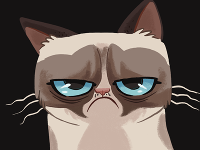 Cartoon Grumpy Cat