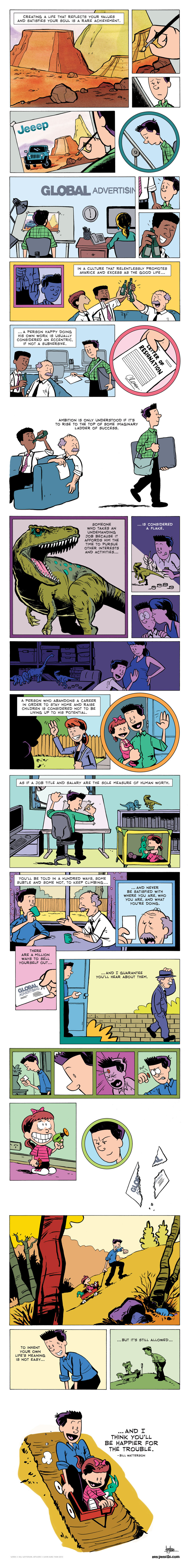 BILL WATTERSON A cartoonist s advice