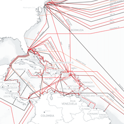 World Submarine Cable Map