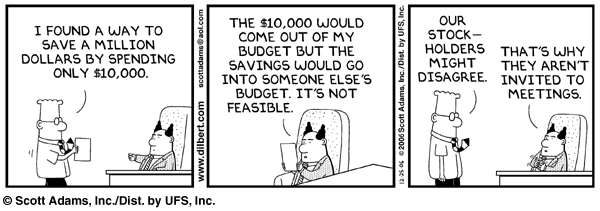 dilbert cost cutting