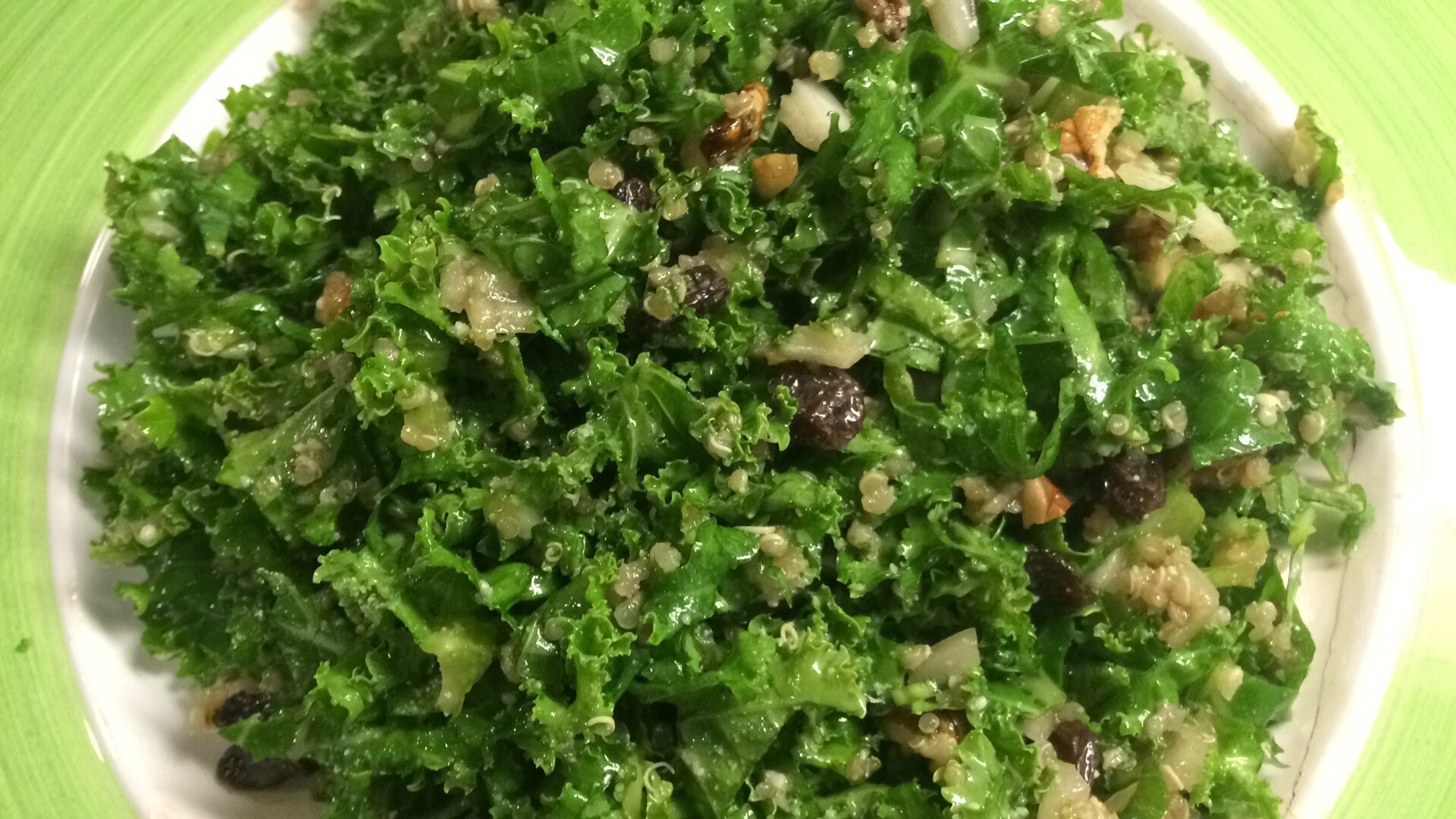 kale and quinoa salad